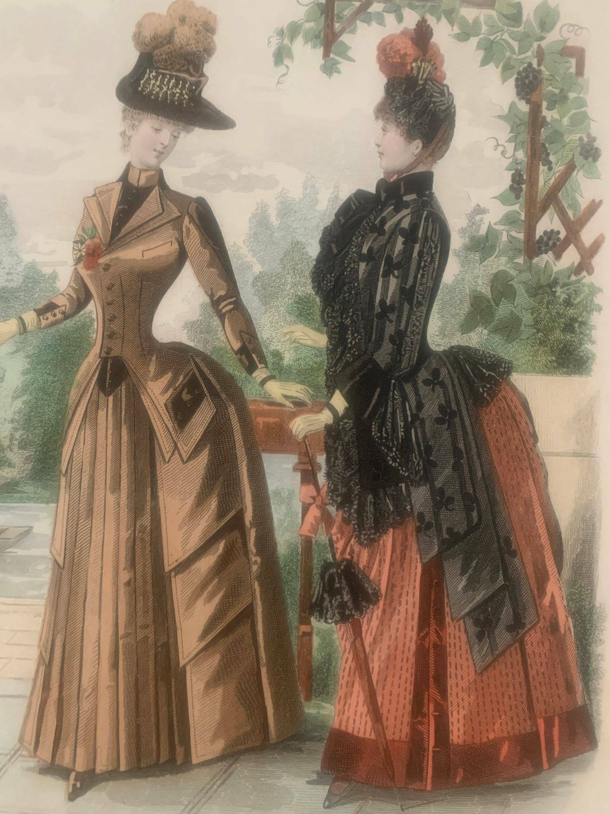Fashion Posters | Magasin Des Demoiselles | French Fashion | Paris | French Journal photo for sale