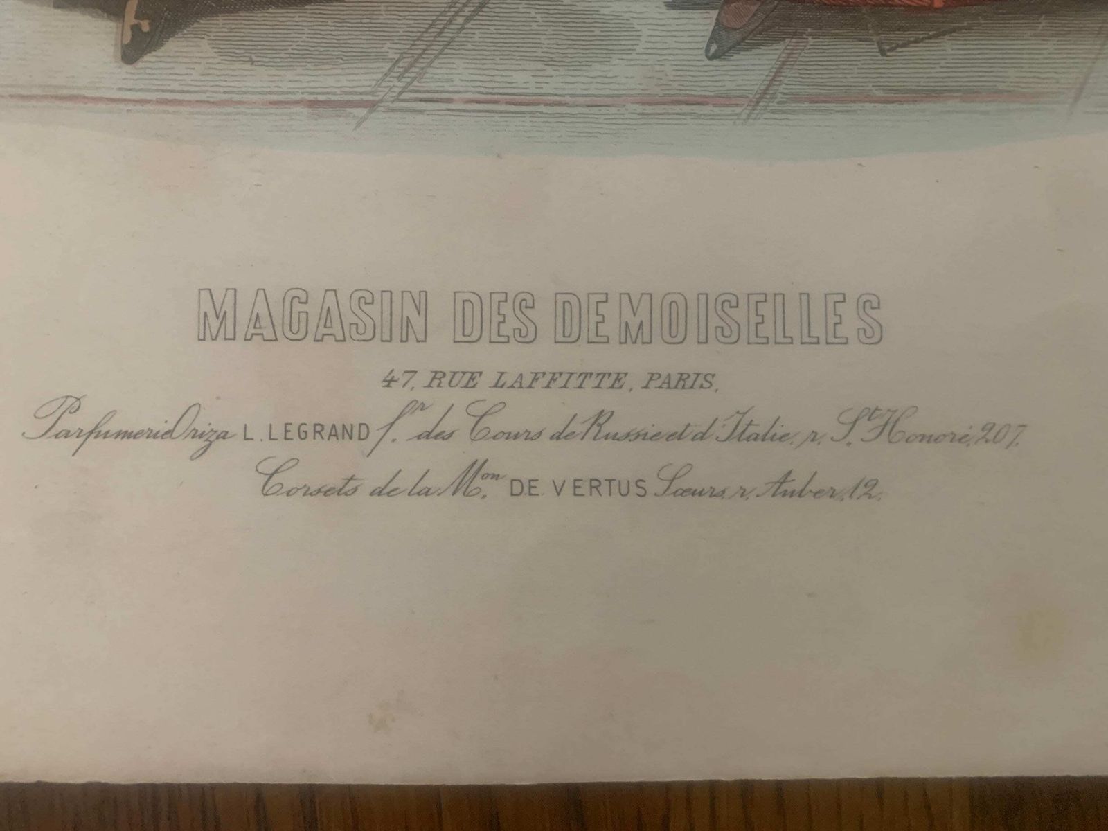 Fashion Posters | Magasin Des Demoiselles | French Fashion | Paris | French Journal photo Art