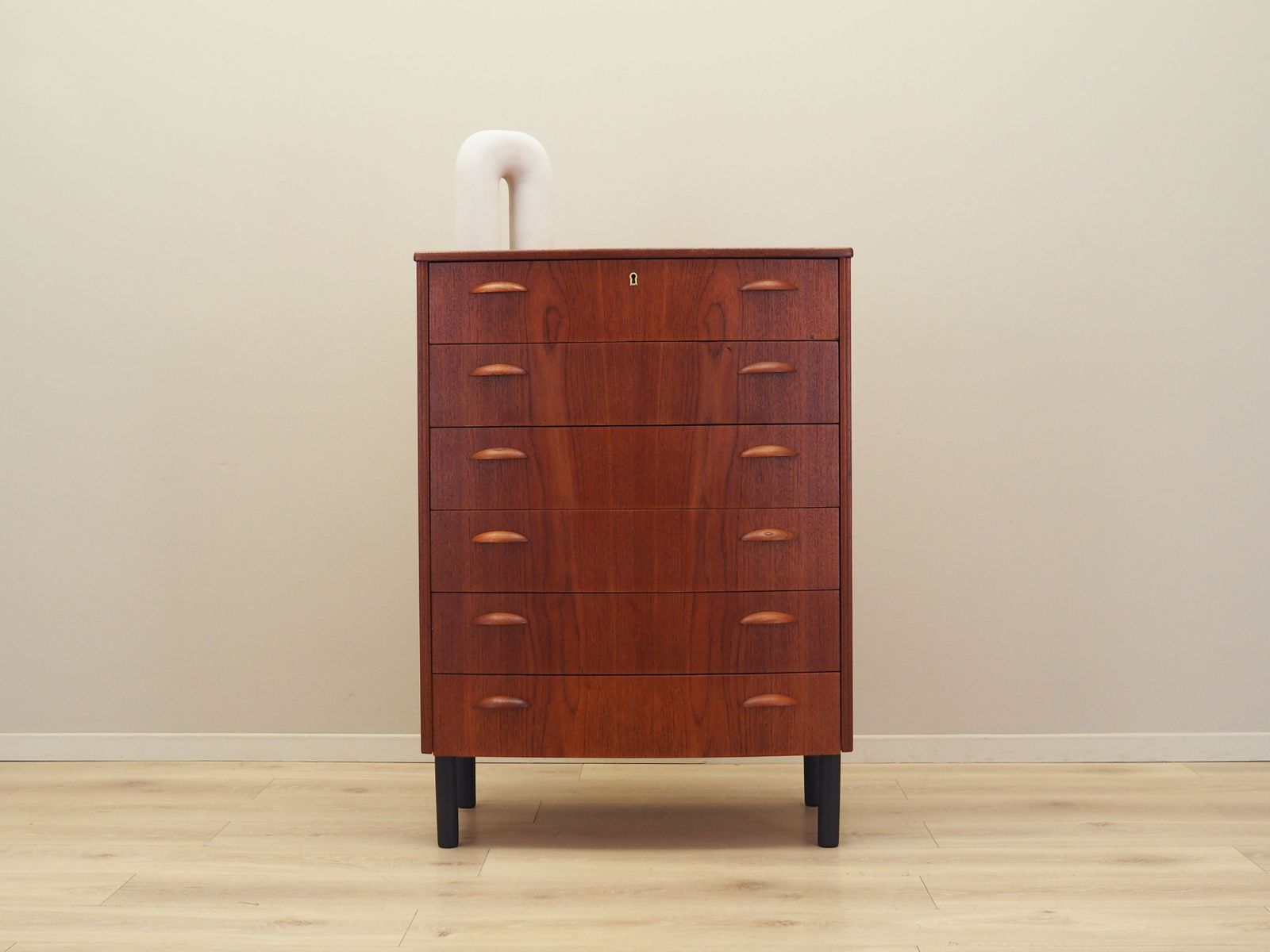 Teak Chest Of Drawers, Danish Design, 1970s, Production: Denmark photo for sale