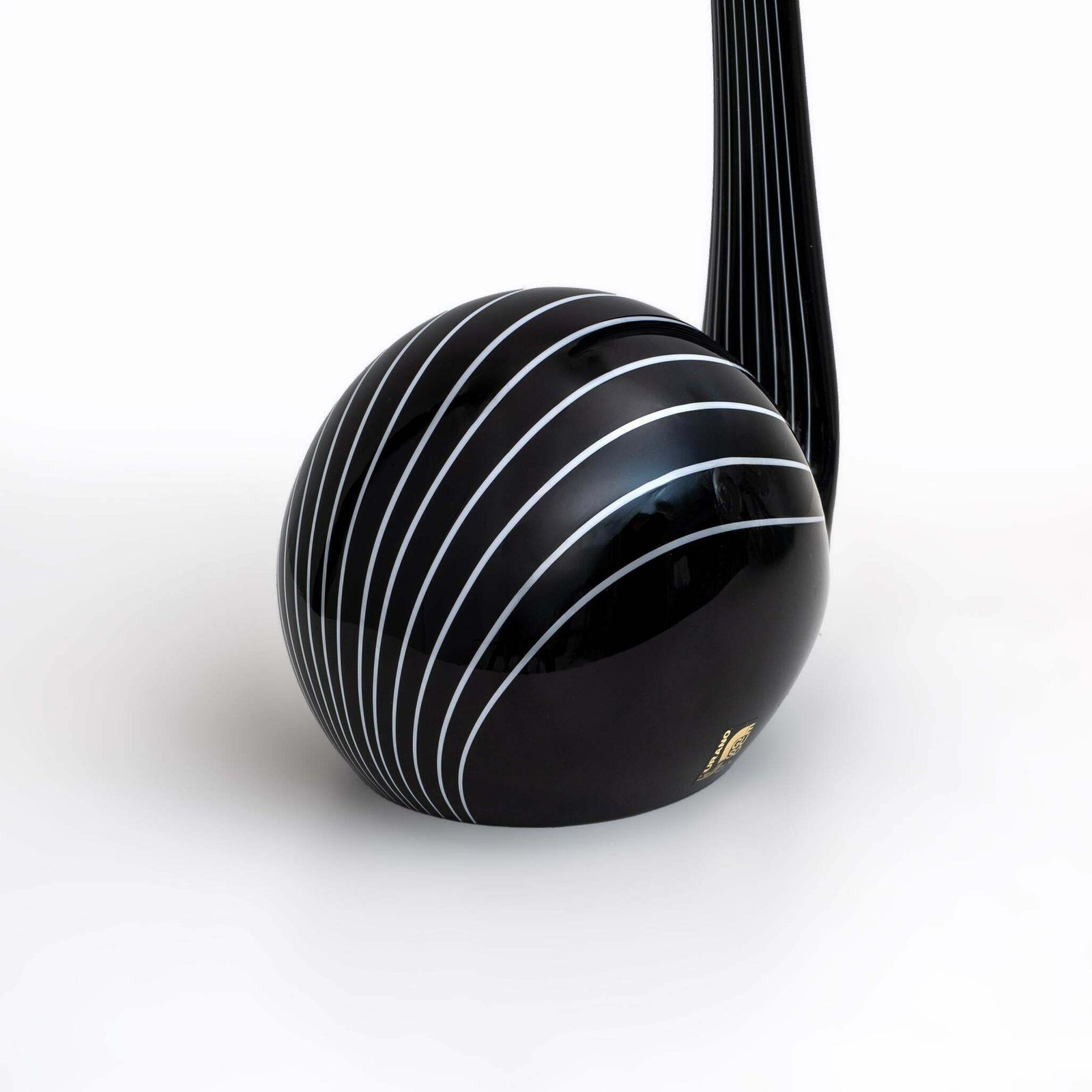 Murano Glass Sculpture "Black Swan", Designed By Livio Seguso. Italy, 1980s photo buy