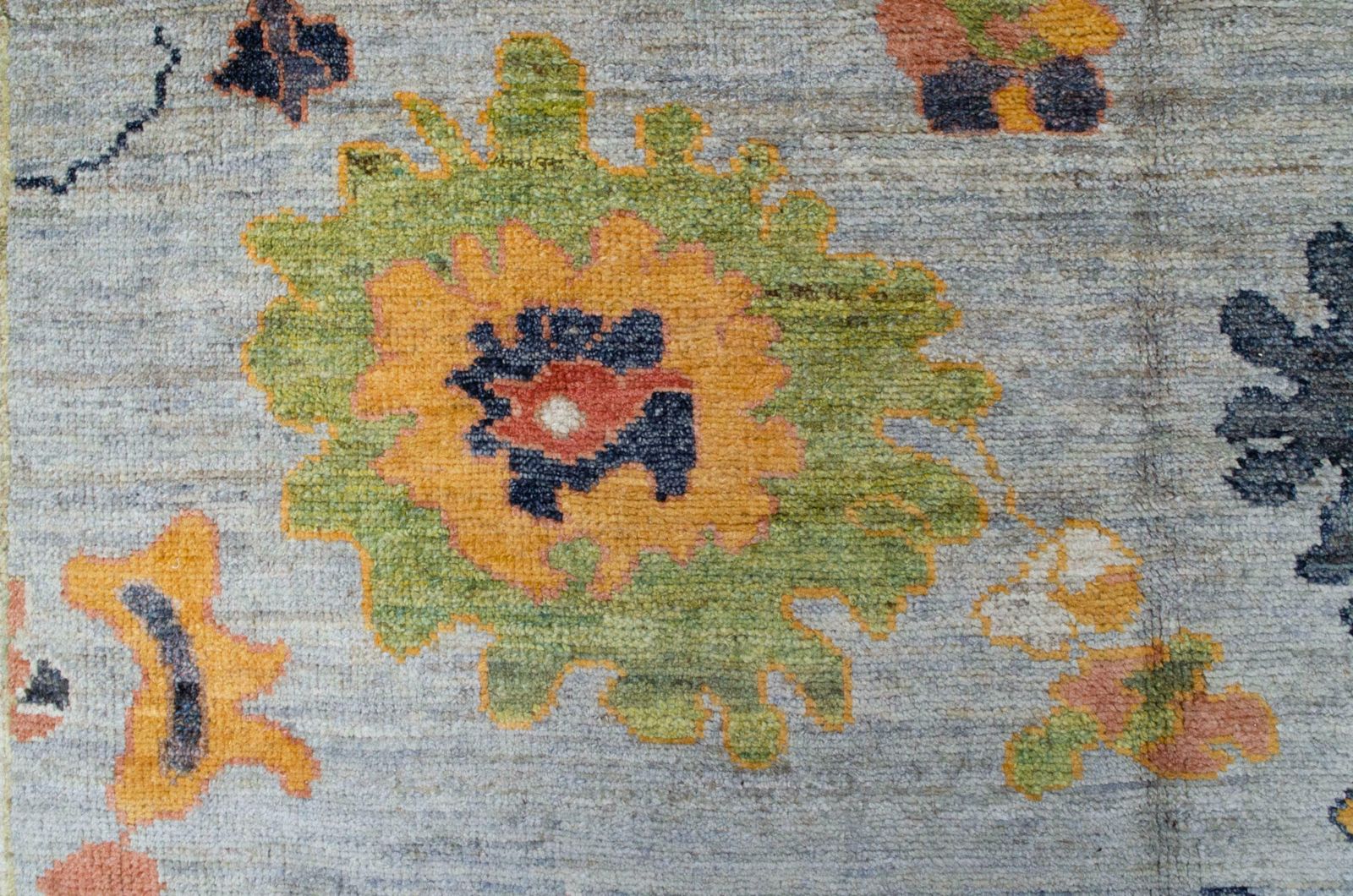 Antique Finished Ushak Carpet 305x250cm photo 6700.0