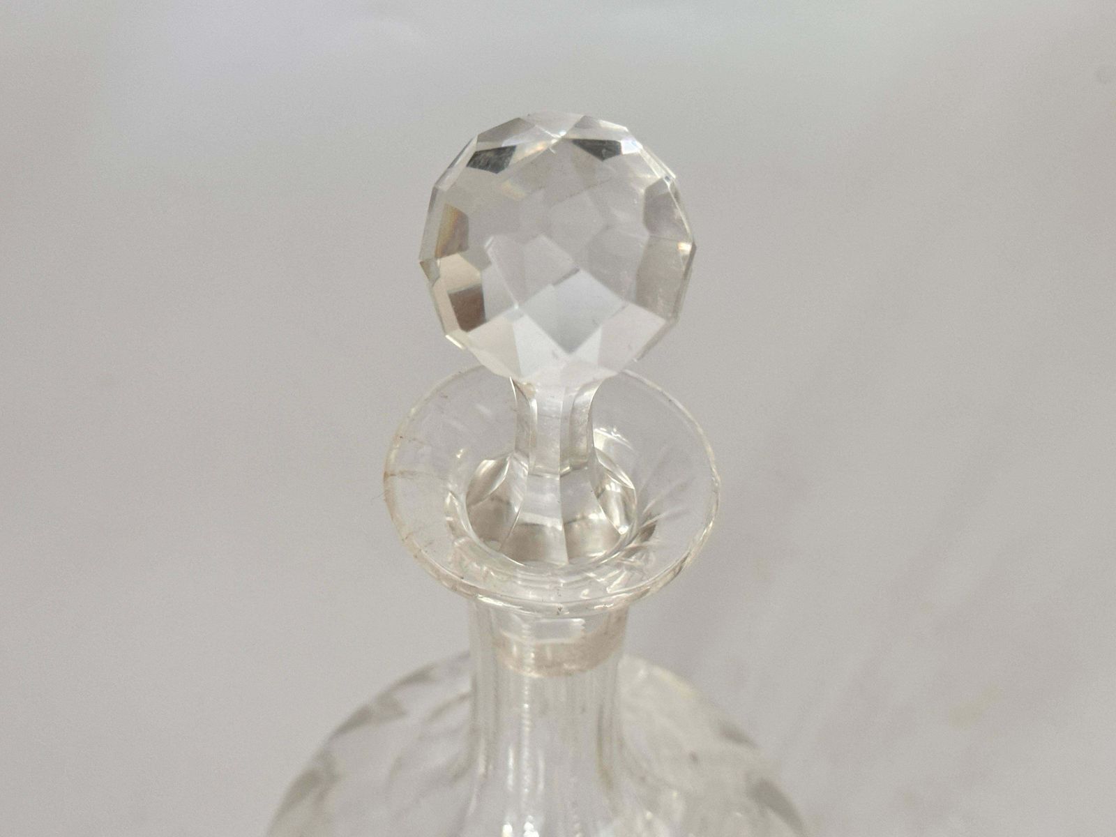 Baccarat Style Crystal Rond Perfection Decanter France 20th Century photo vinterior