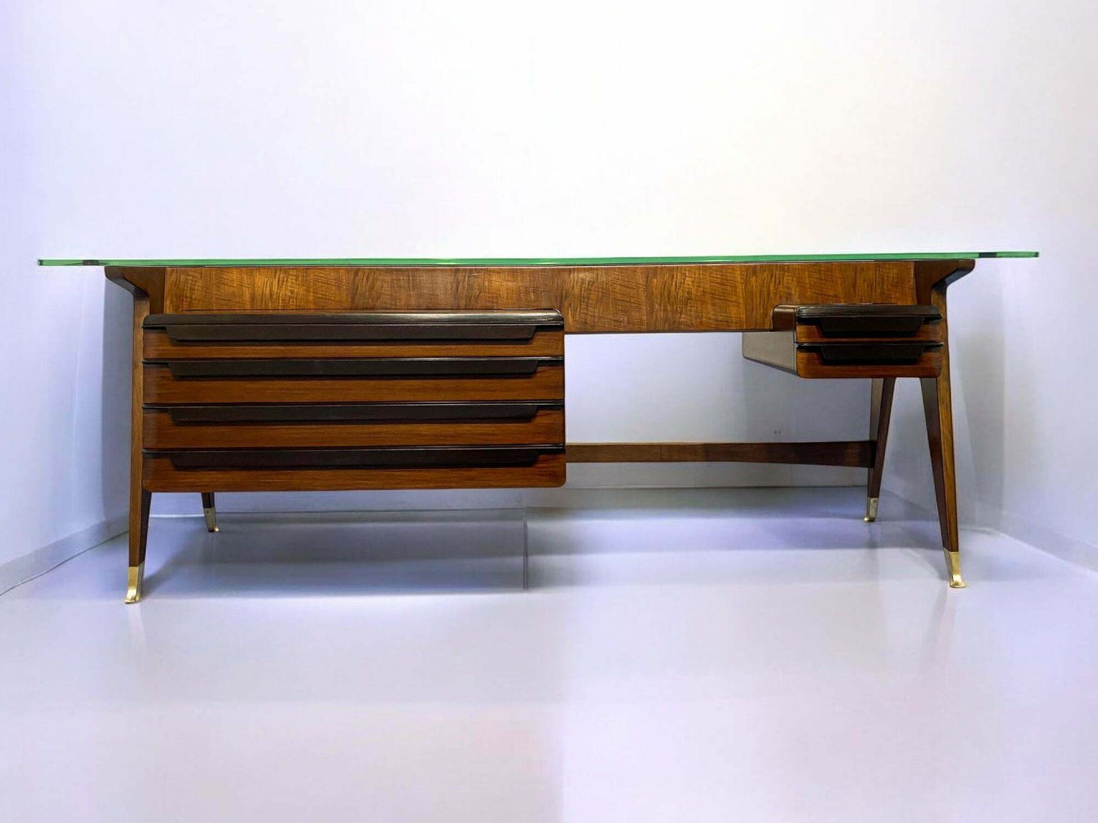 photo for sale Italian Midcentury Sideboard Console Dresser Designed By Vittorio Dassi, 1950s