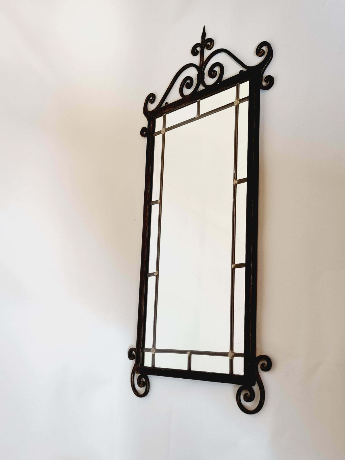Wall Mirror, Cast Iron Swedish Grace 1930/40s photo furniture