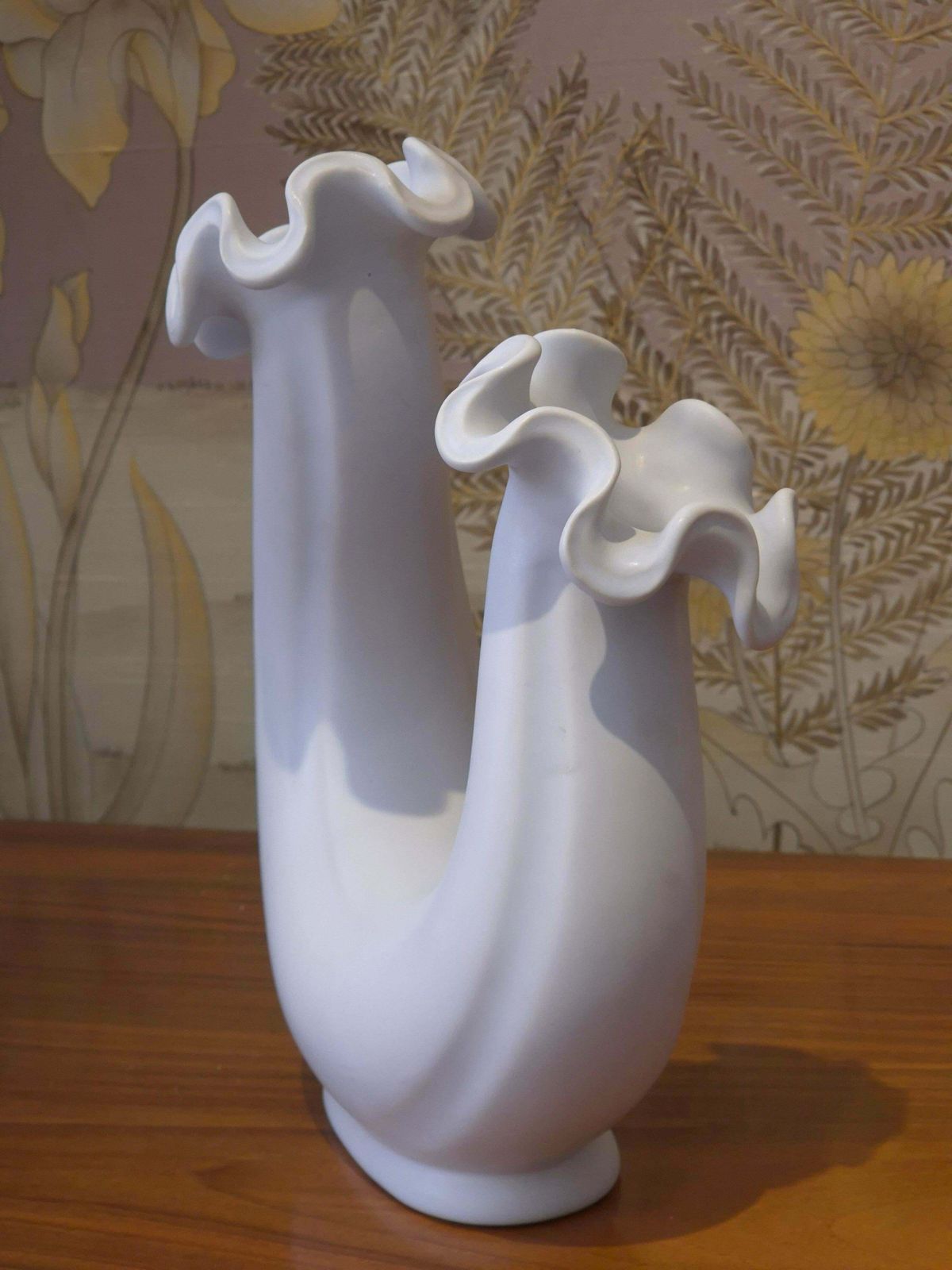 Wilhelm Kåge, Sculptural Vase "Surrea", Gustavsberg Studio, Swedish Modern photo vintage