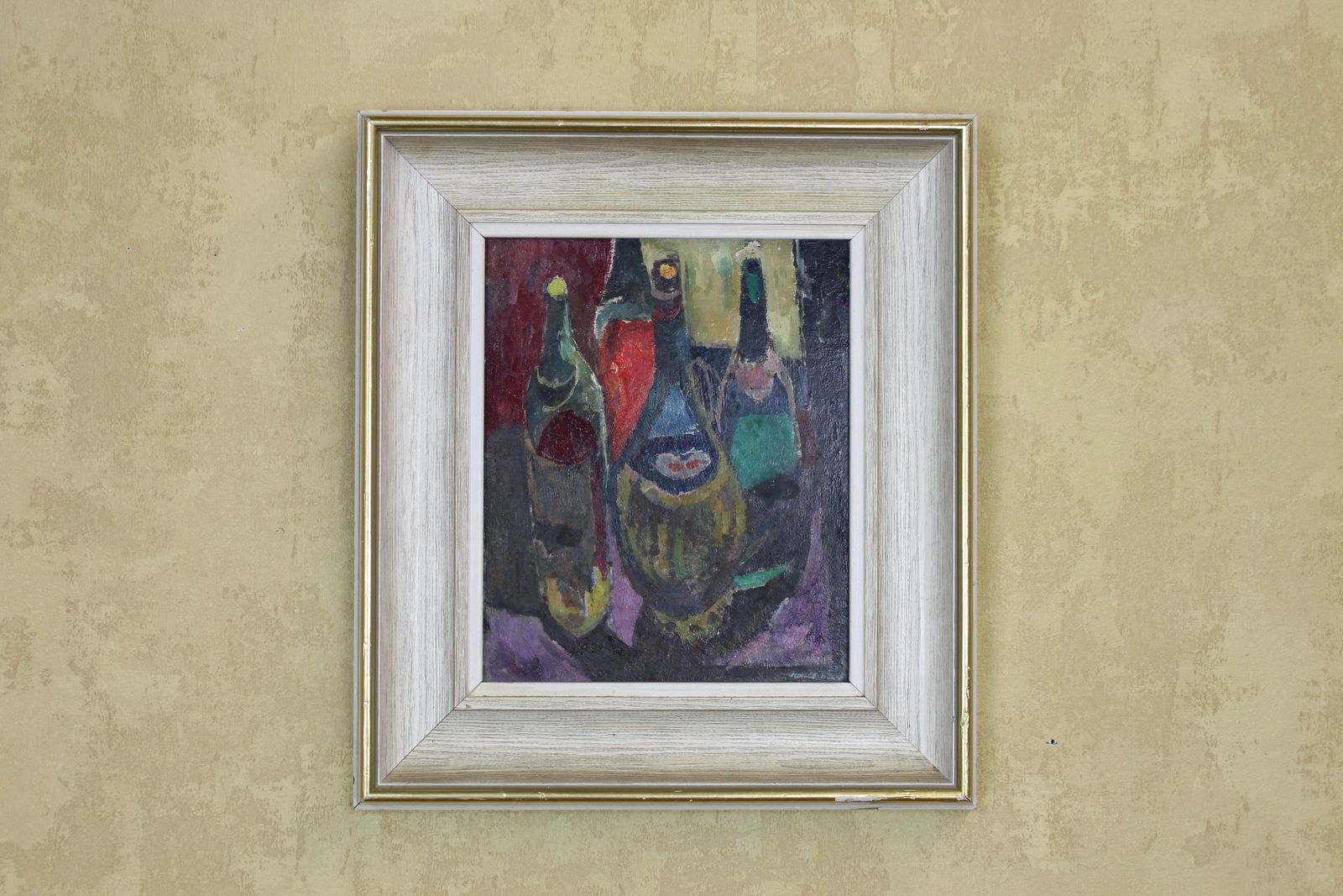 James Neal Oil Painting ” Bouteilles”