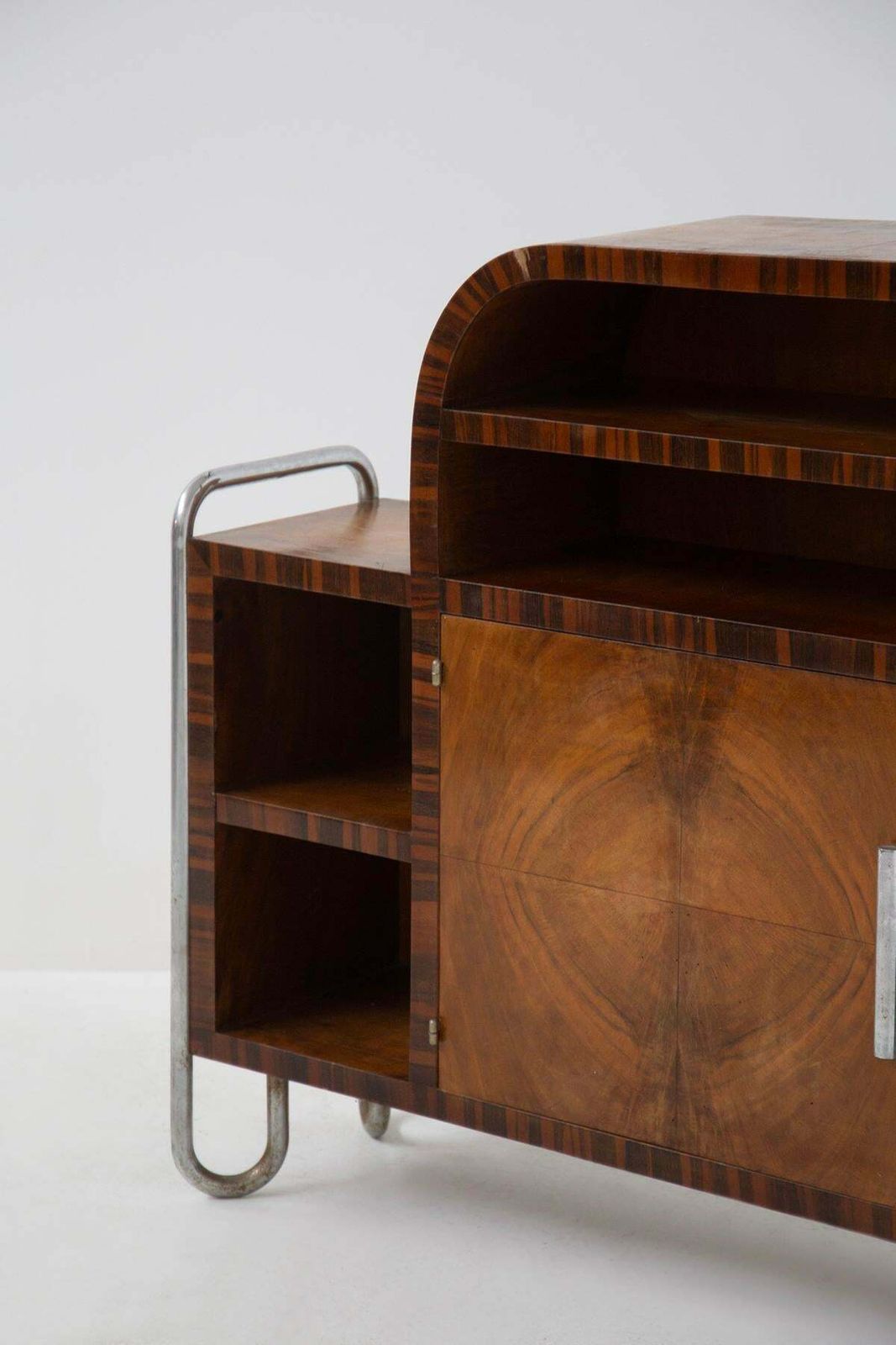 Bauhaus Briar Wood Sideboard In Hynek Gottwald Style photo vinterior