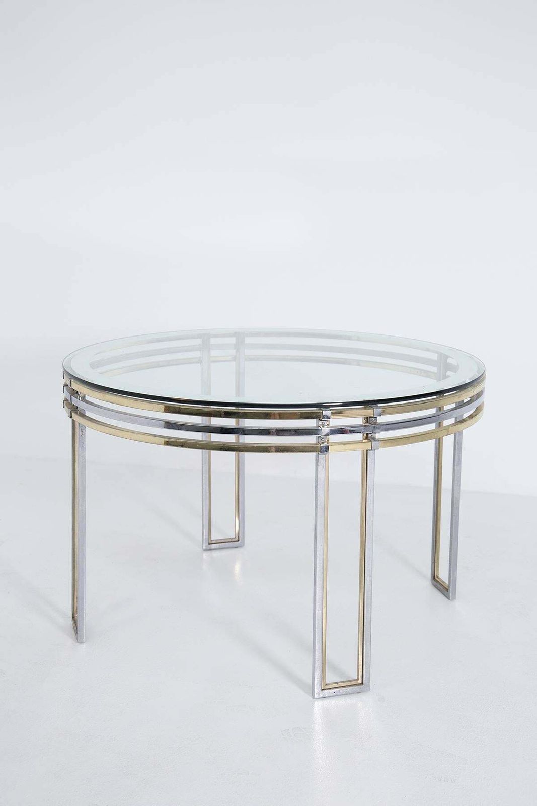Italian Dining Table By Romeo Rega In Steel photo for sale