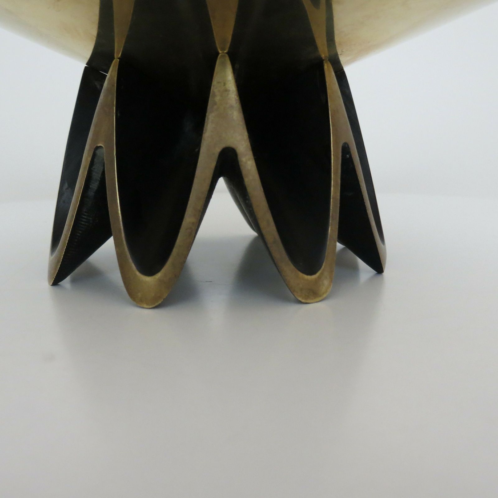 1960s Walter Bosse And Herta Baller Candle Holder Brass And Cast Vienna Austria photo buy