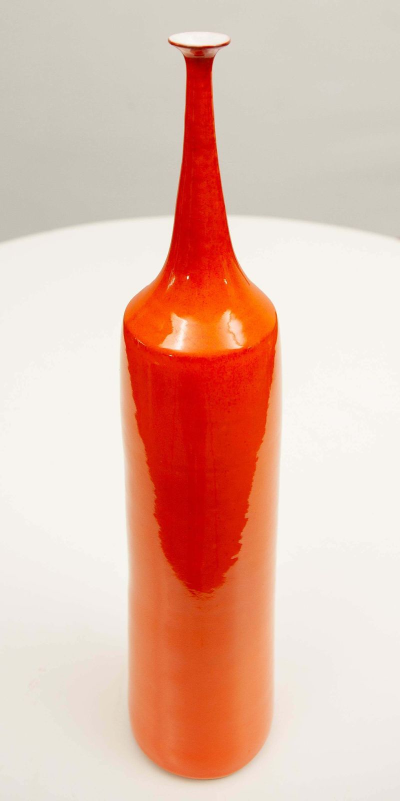 Large Orange Glazed Amphora Ceramic Vase, Belgium, Paco photo vinterior