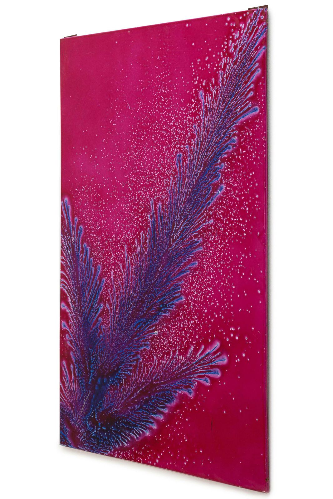 Pop Art Wall Metal Enemal Painting, 1970s photo for sale