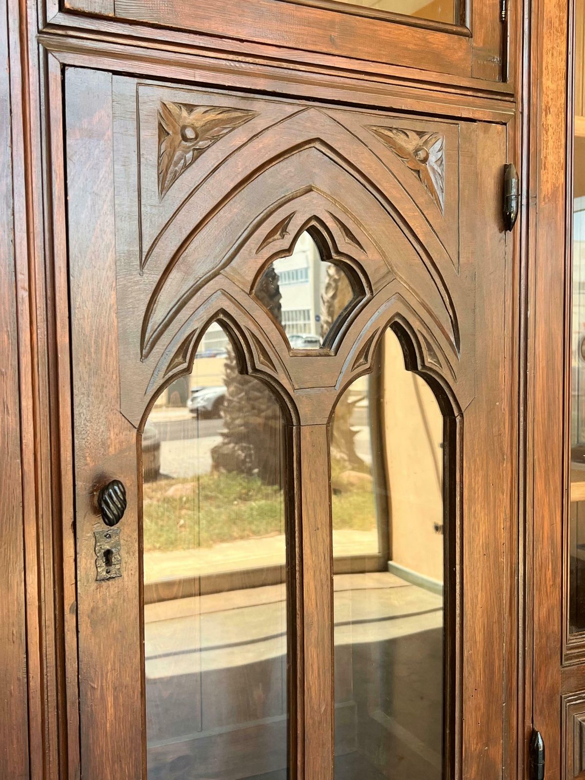 photo for sale 19th Century French Large Empire Period Bookcase Or Church Cupboard