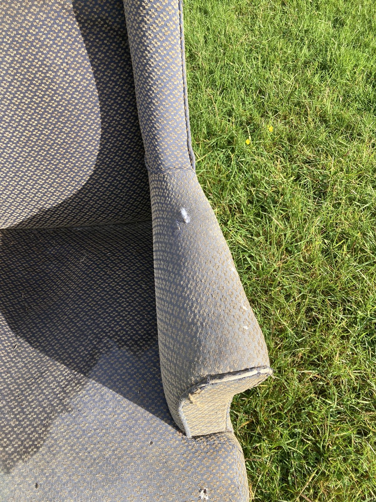 Re Upholstery Project, Oak Frame Edwardian Lounge Chair photo Furniture