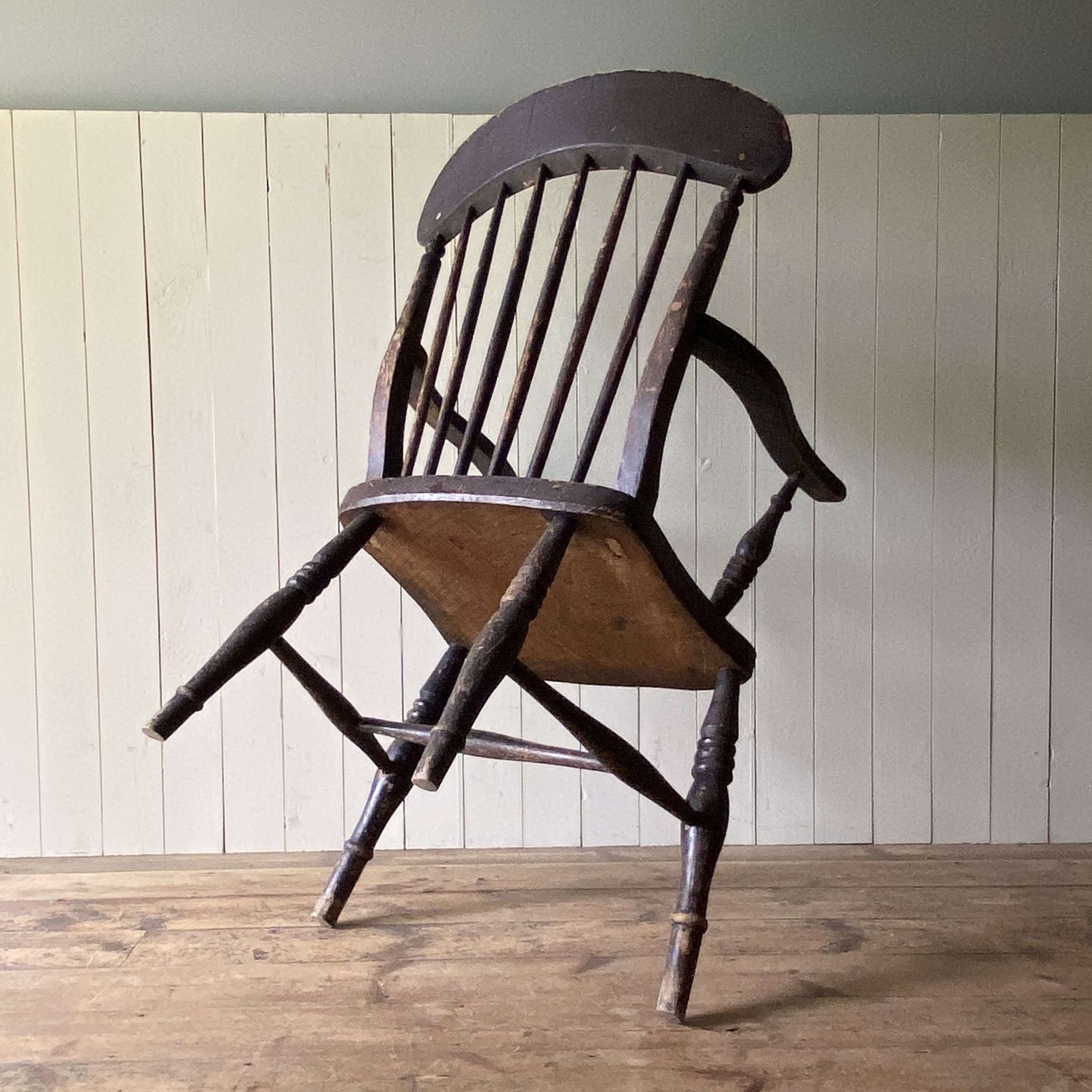Antique Stick Back Windsor Chair photo for sale