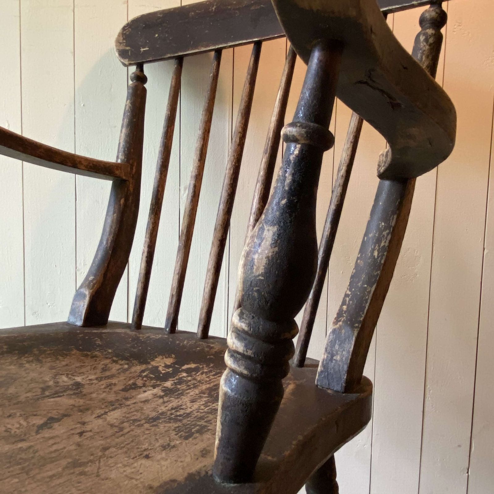 Antique Stick Back Windsor Chair photo vintage