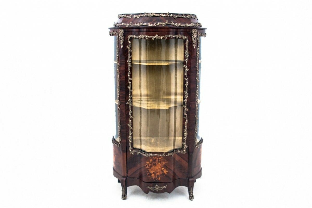 Aged Display Case, France, Circa 1830. After Renovation.