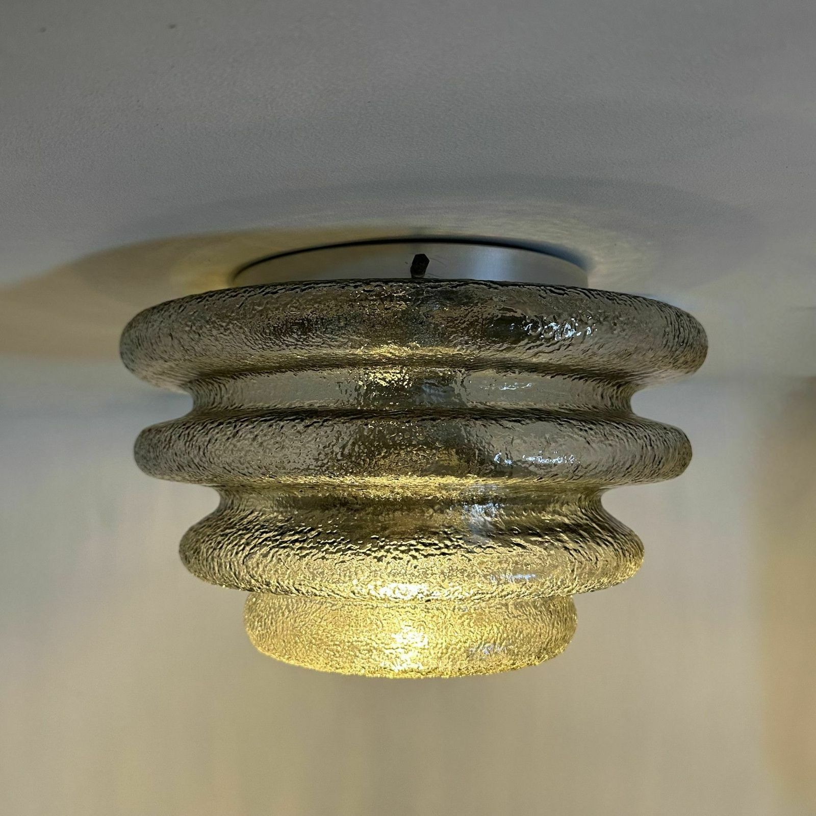 Mid Century Design Plafondlamp, Jaren 1970 photo vintage