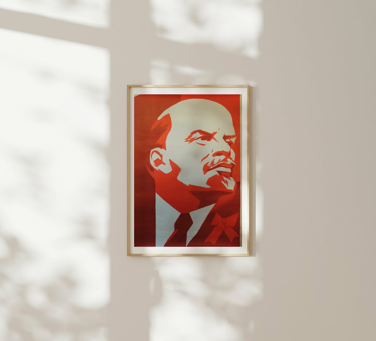 In Celebration Of Lenin's Birthday   Original Soviet Russian Poster | 1980s photo furniture