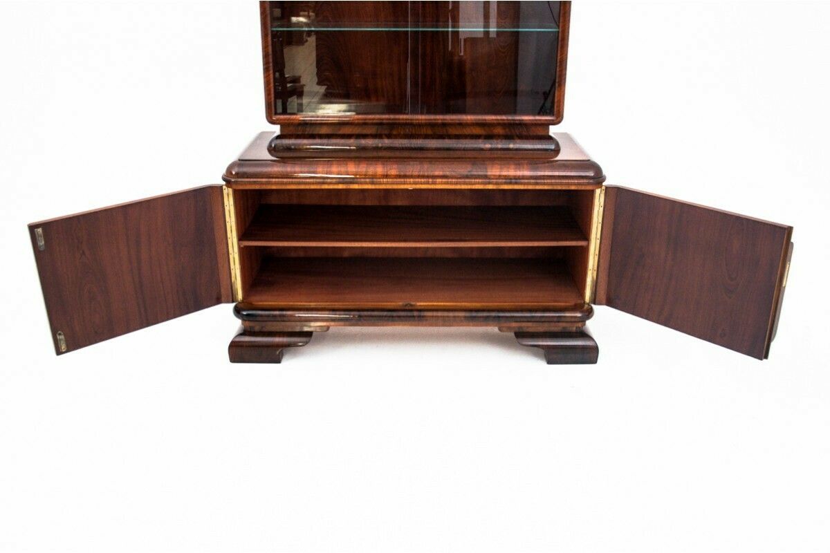 Art Deco Style Display Cabinet, 1940s, Poland. After Renovation. photo for sale