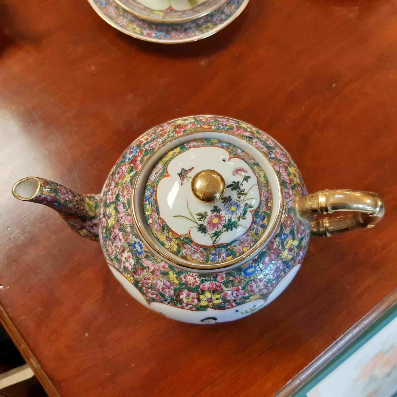 photo buy Early 20th Century Chinese Nianqian Zhilong 23 Piece Tea Set