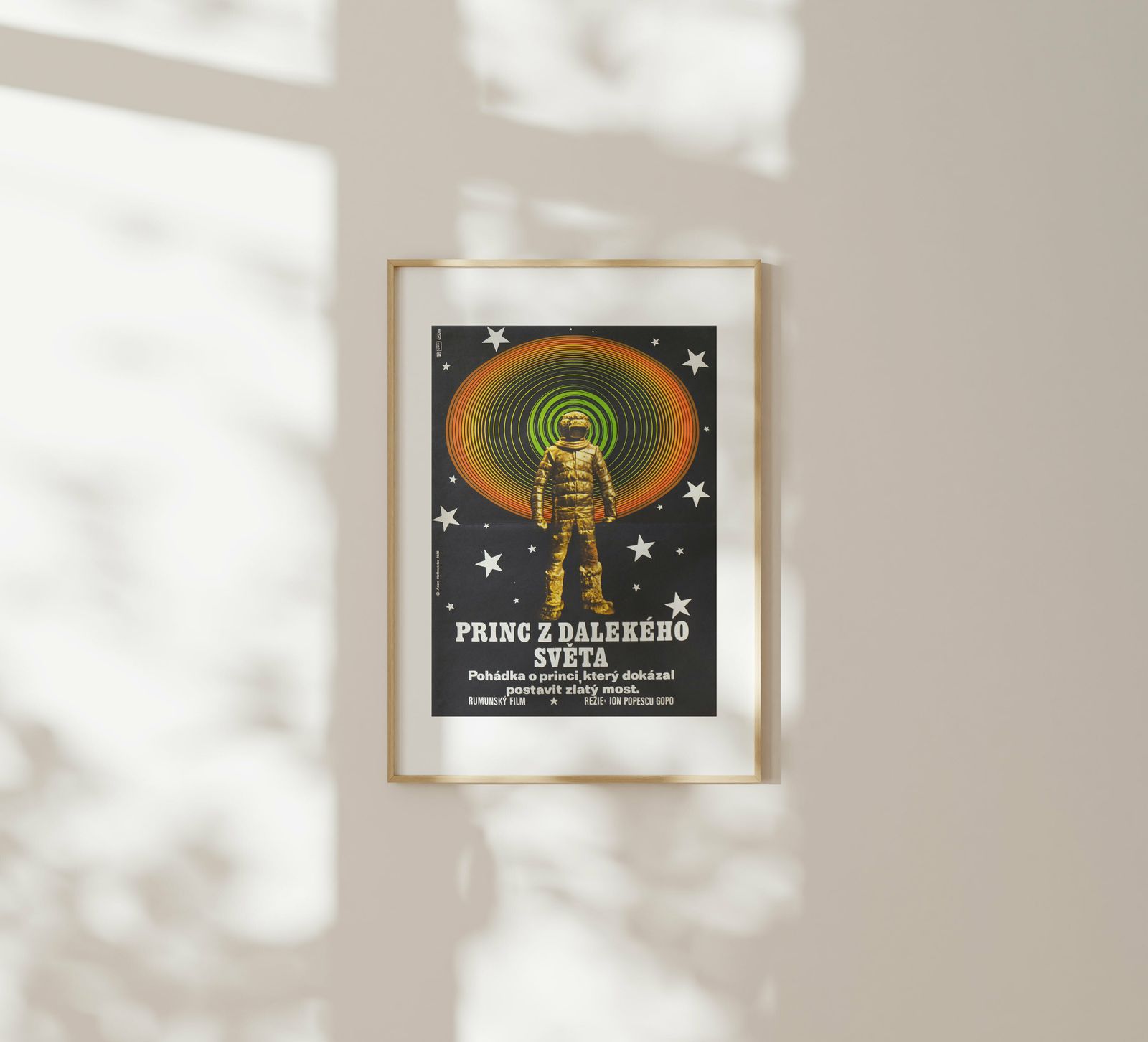 Prince From A Far World   Original Czech Republic Poster | 1973 photo furniture