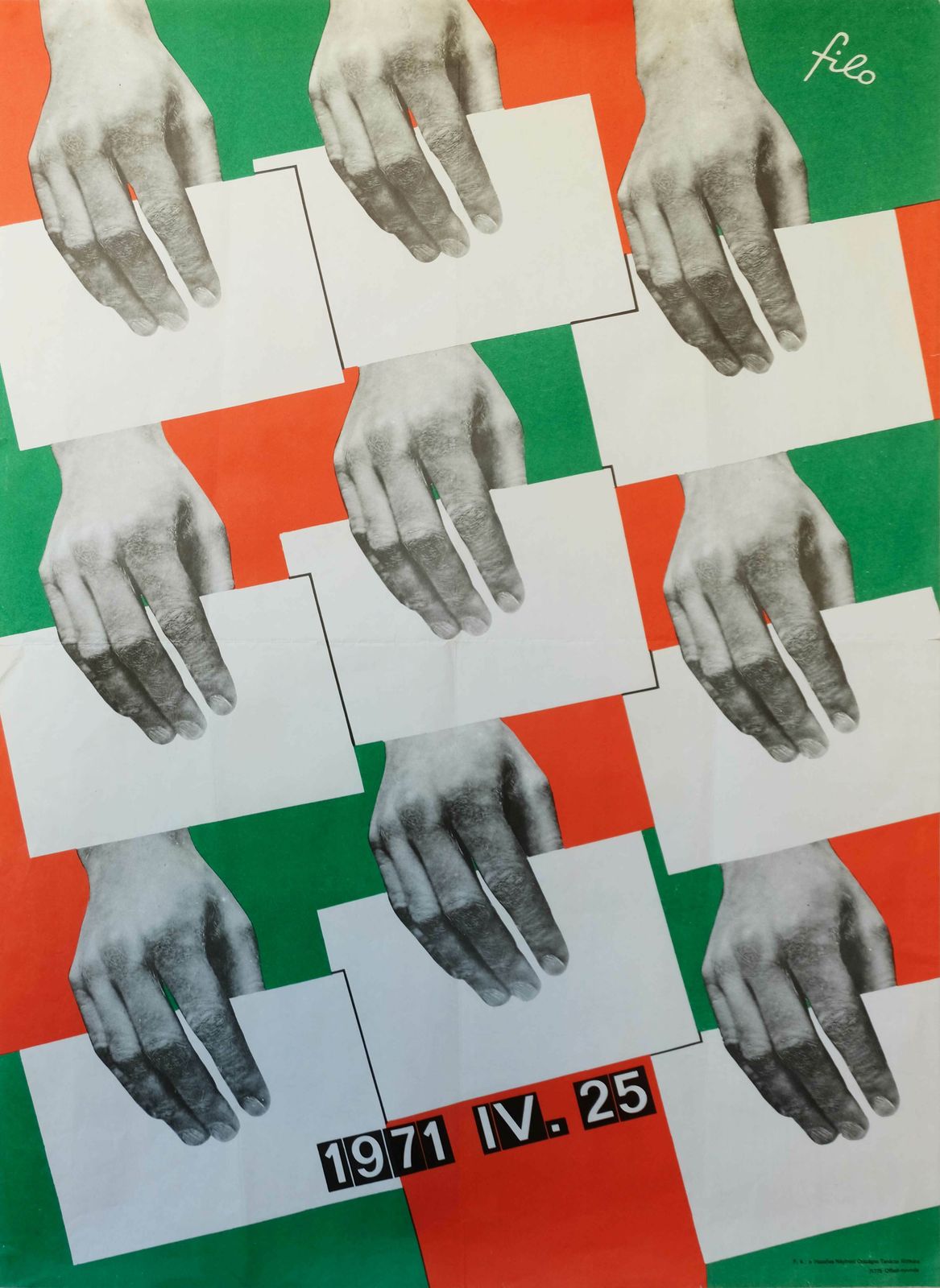 1971. IV. 25   National Assembly Elections   Original Hungary Poster | 1971