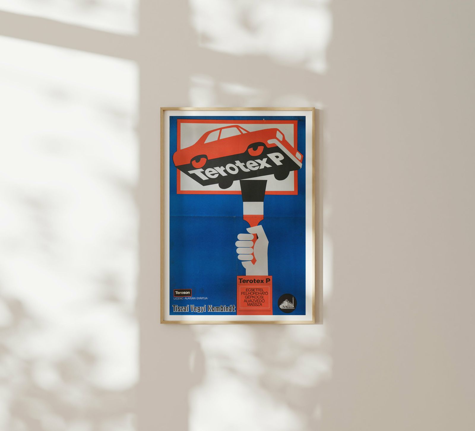 Terotex P   Machine Car Underbody Protection    Original Hungary Poster | 1973 photo furniture