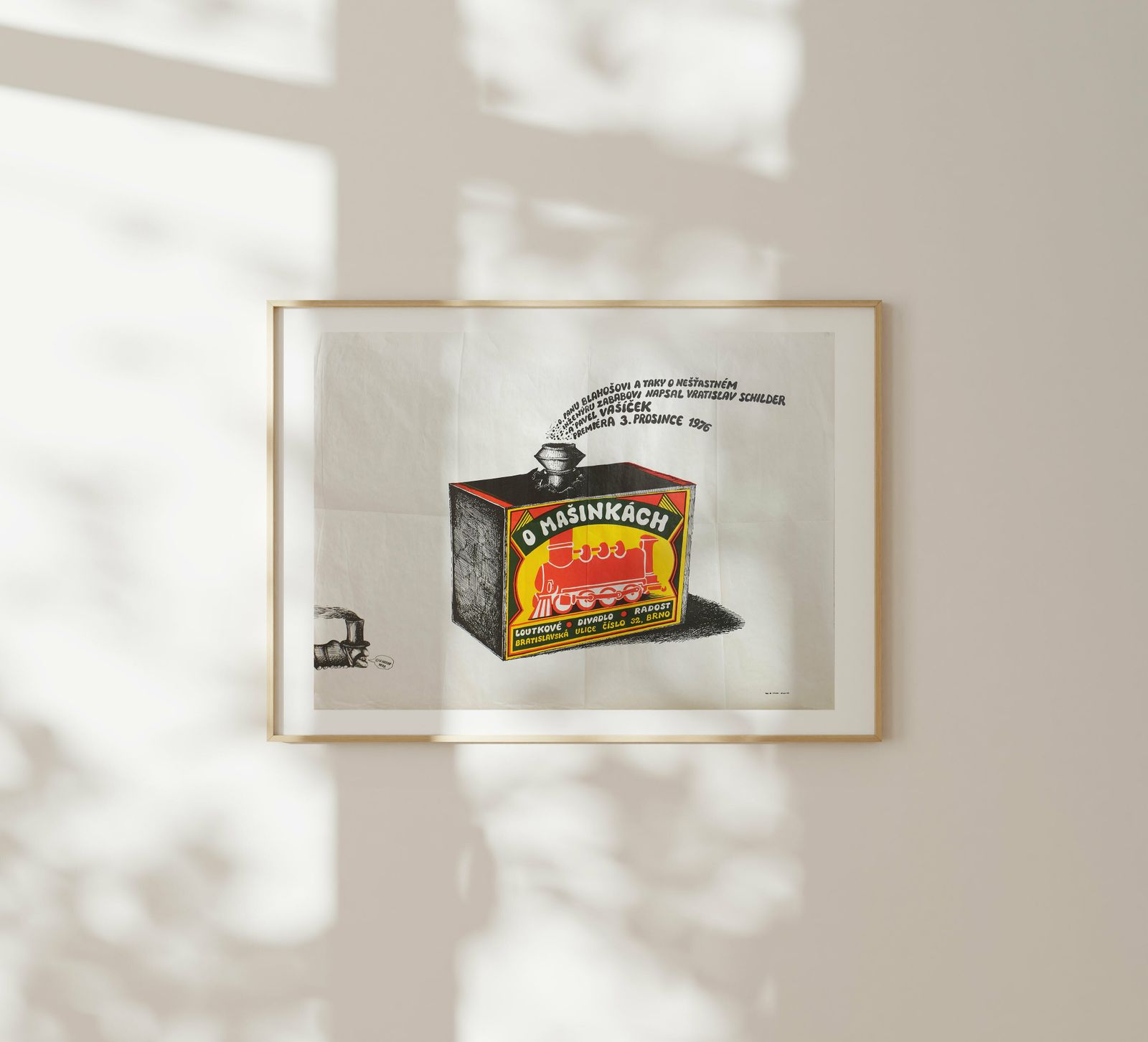 Machines   Original Czech Republic Poster | 1976 photo furniture