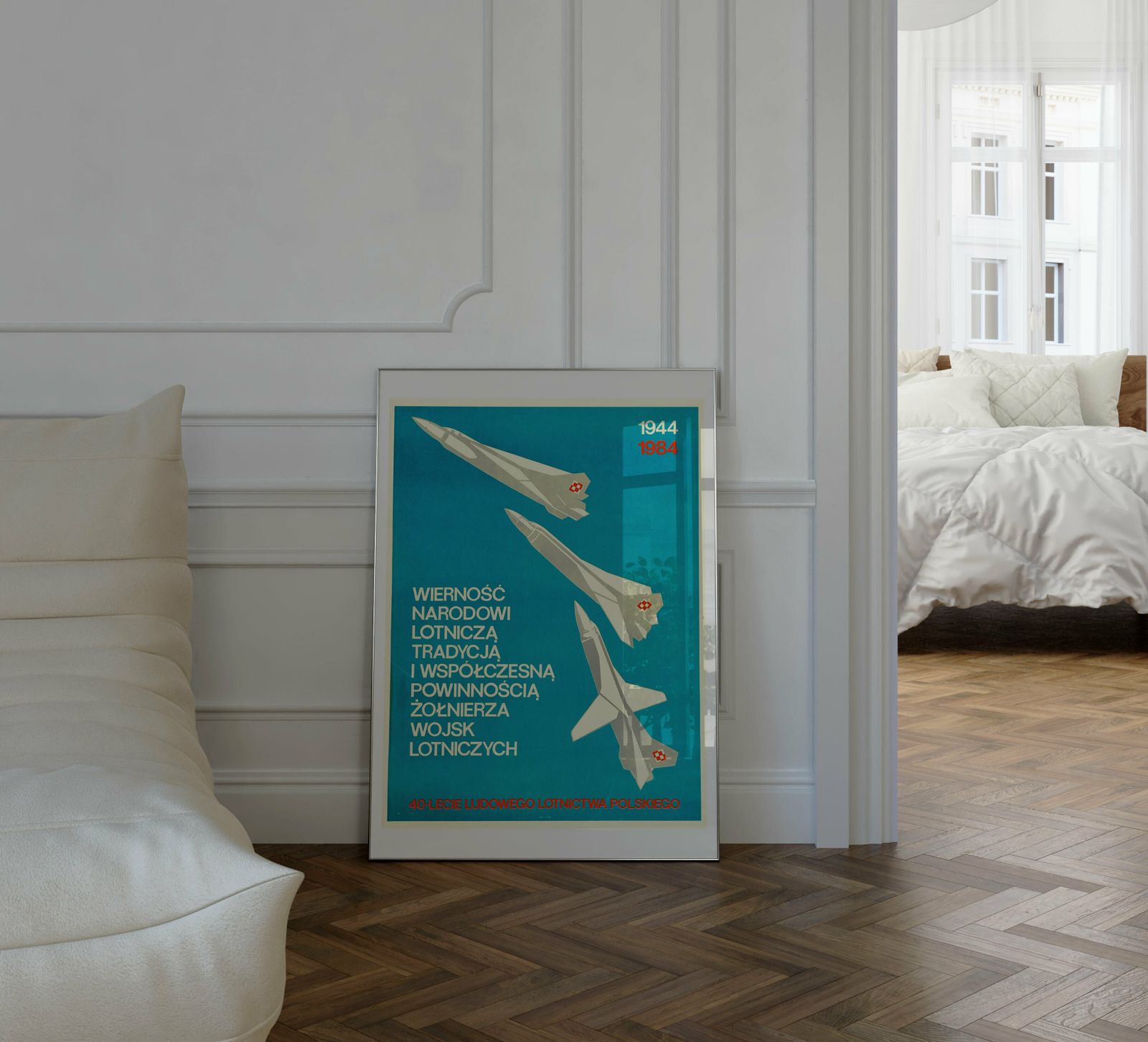 40th Anniversary Of The Polish People’s Air Force   Original Poland Poster | 1984 photo for sale