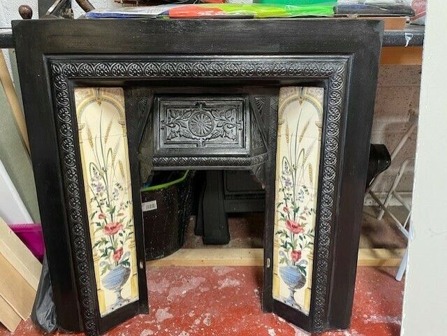 Tiled Cast Iron Fireplace Surround