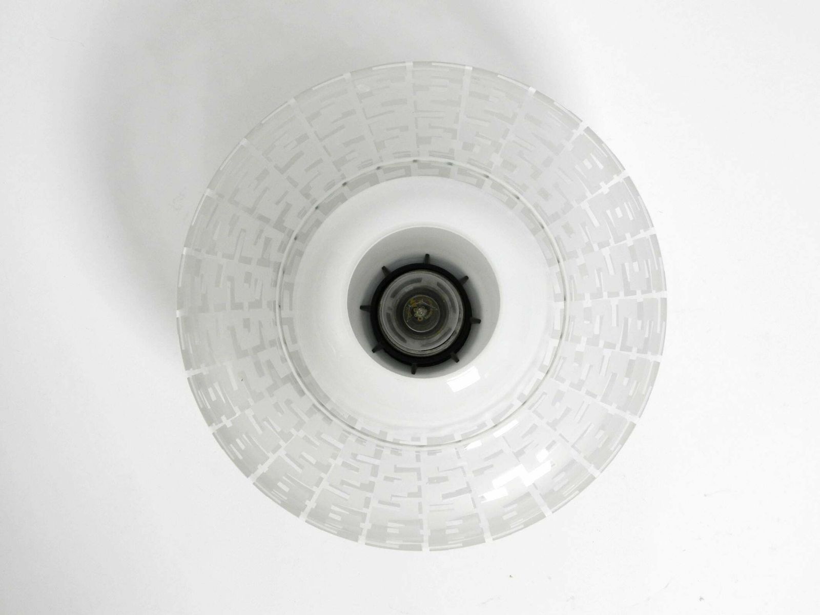 Mid Century Double Glass Ceiling Lamp By Wilhelm Wagenfeld For Peill & Putzler photo 928.0