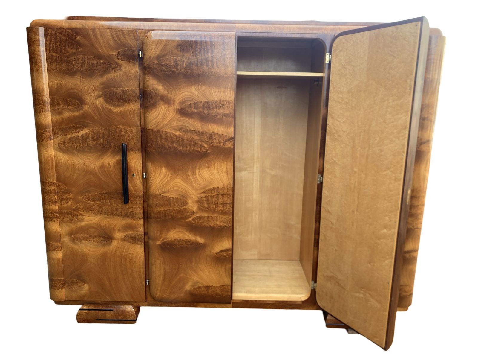 Stunning Large Art Deco Wardrobe photo vintage