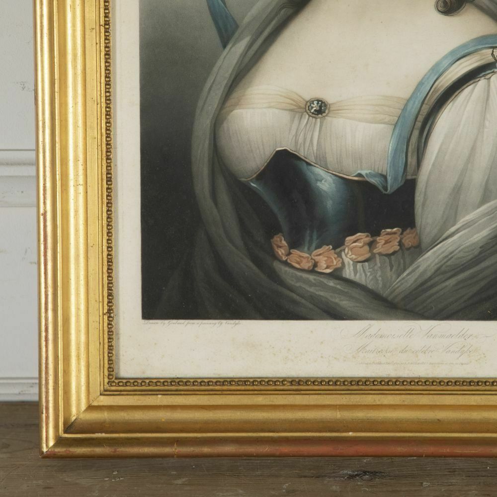 Lithograph Of Mademoiselle Vanmaeler photo furniture
