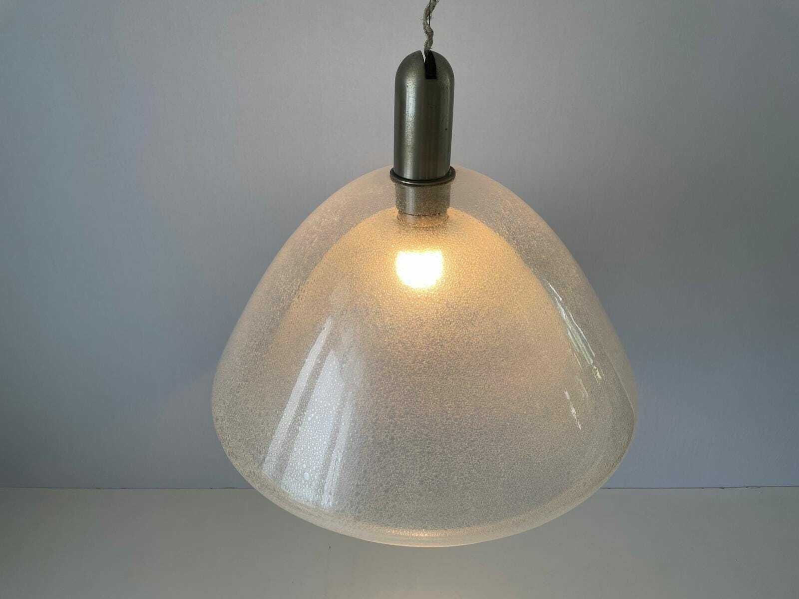 Murano Glass Peleguso Model Pendant Lamp By Carlo Nason For Mazzega, 1960s, Italy photo vinterior