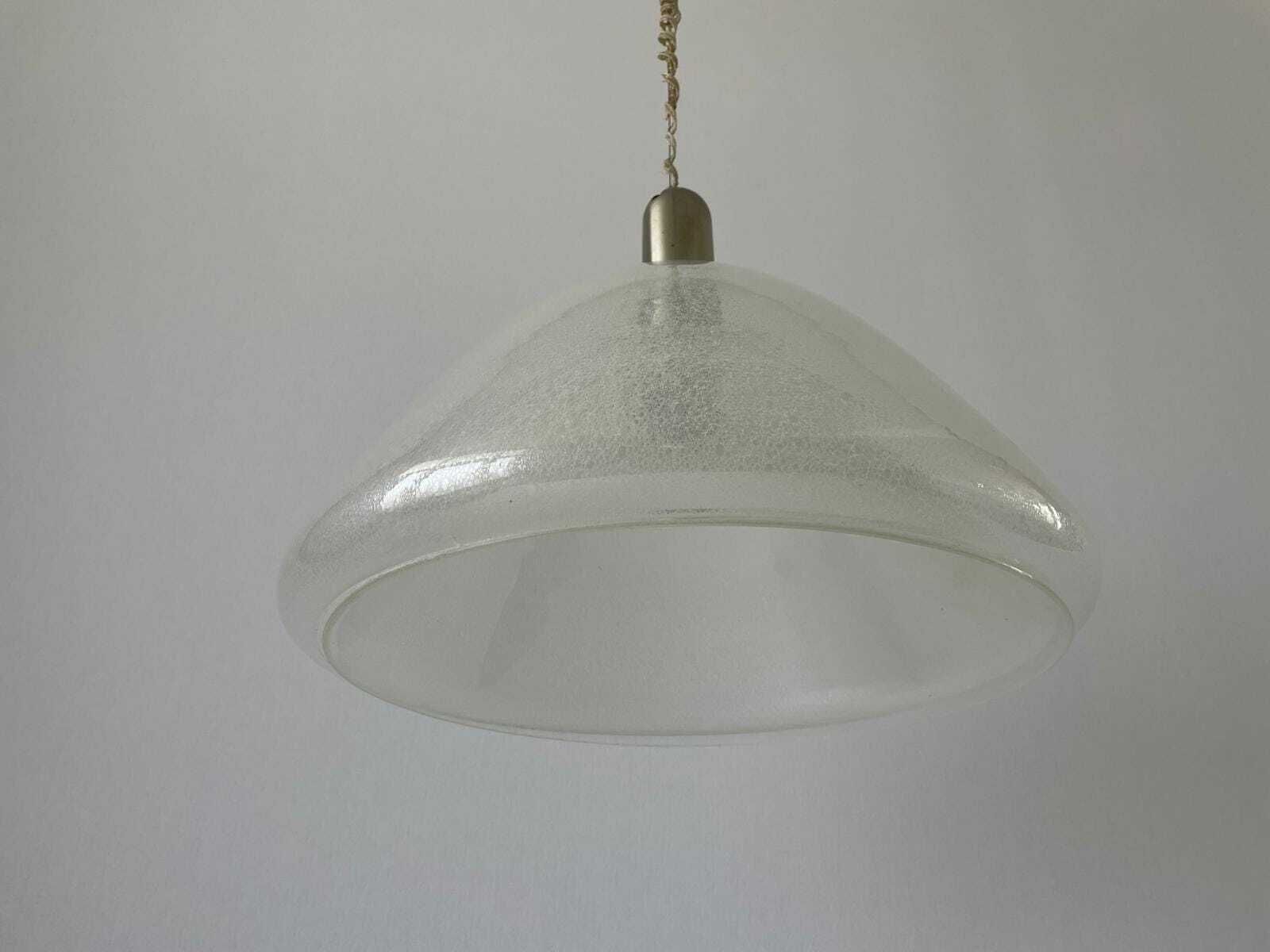 Murano Glass Peleguso Model Pendant Lamp By Carlo Nason For Mazzega, 1960s, Italy photo buy