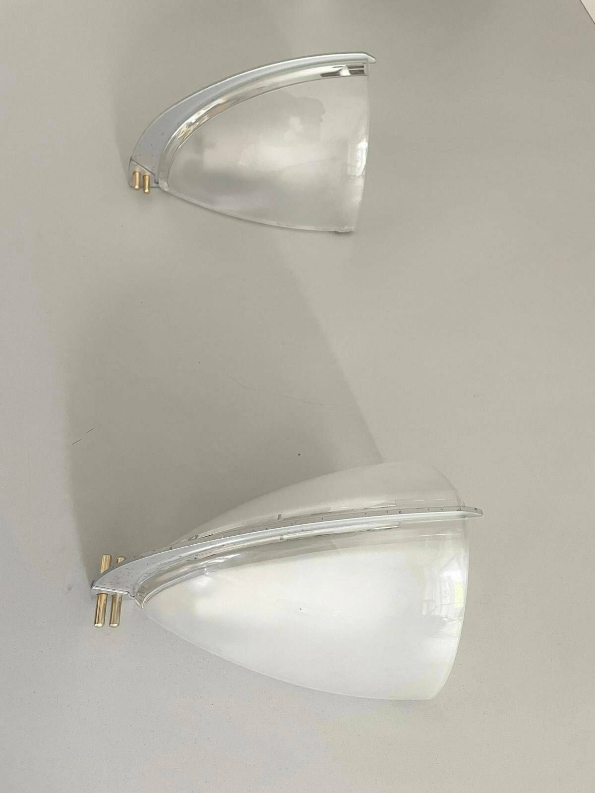 Murano Glass Pair Of Sconces By Ernesto Gismondi For Artemide Veart, 1990s, Italy photo vinterior