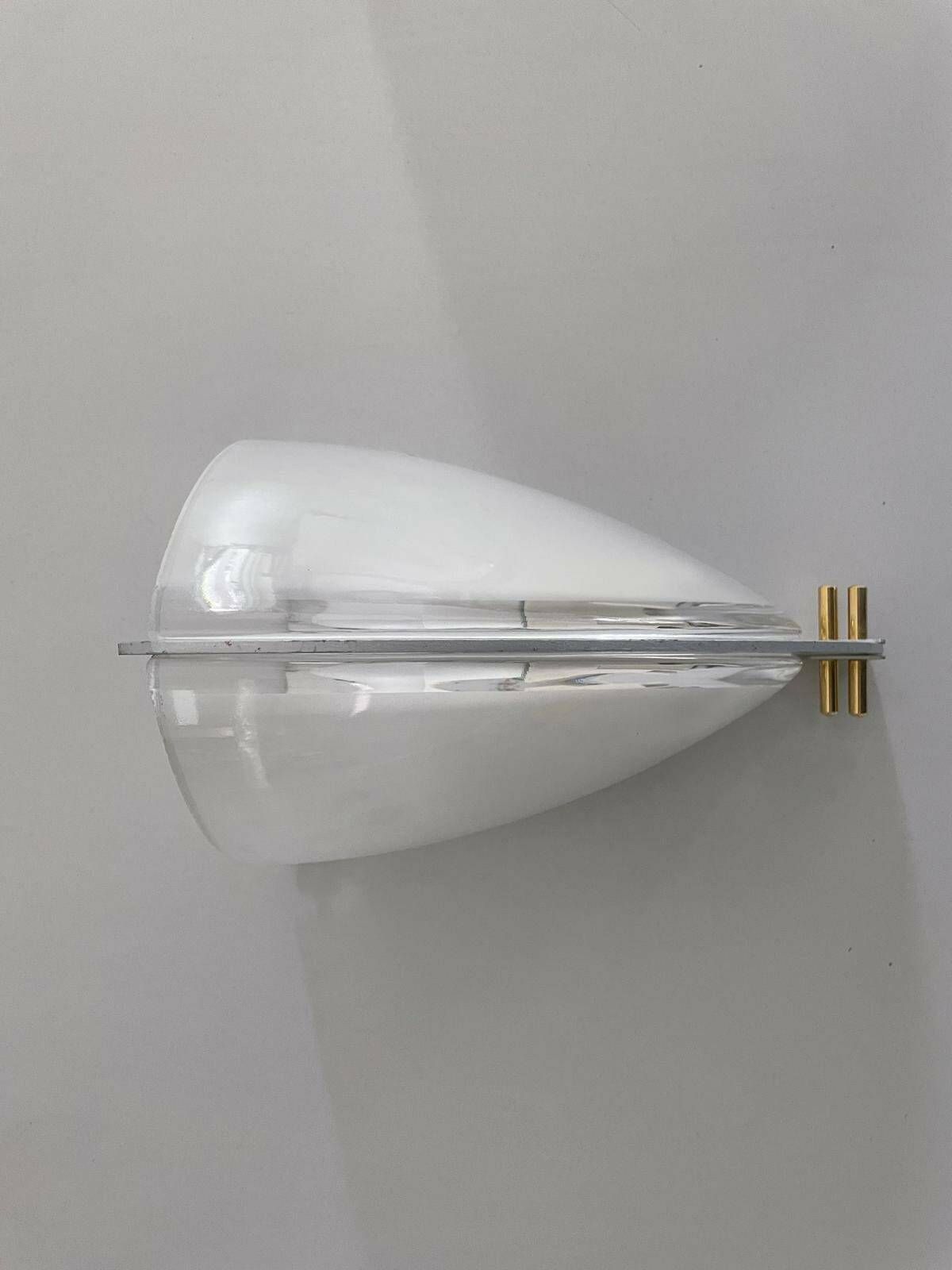 photo for sale Murano Glass Pair Of Sconces By Ernesto Gismondi For Artemide Veart, 1990s, Italy
