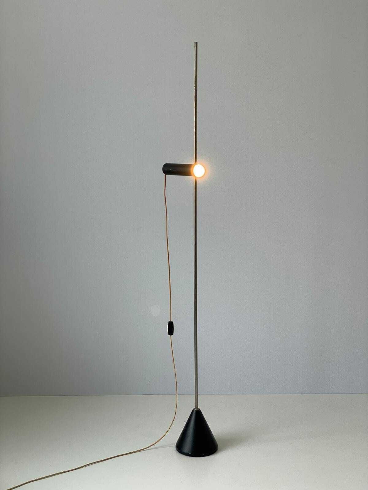 Italian Adjustable Spot Floor Lamp With Conical Base, Attributed To Gino Sarfatti, 1960s, Italy photo for sale
