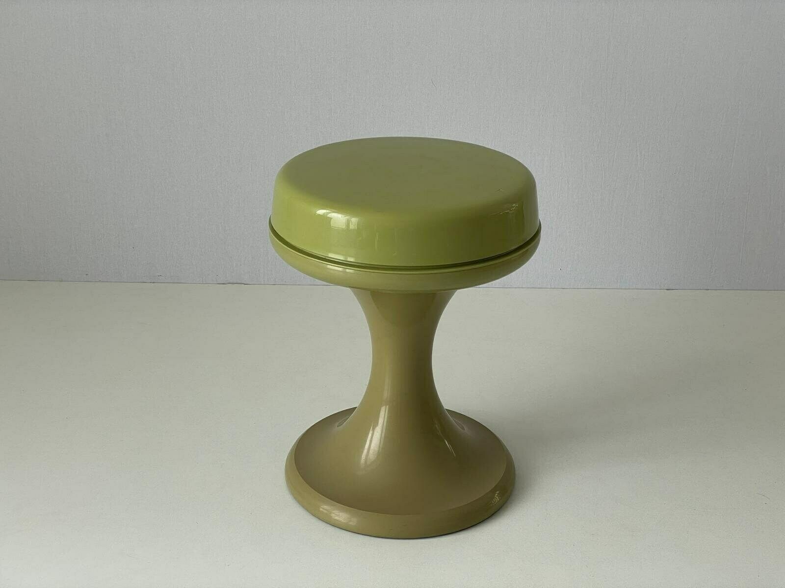 Space Age Green Plastic Stool By Emsa, 1970s, West Germany