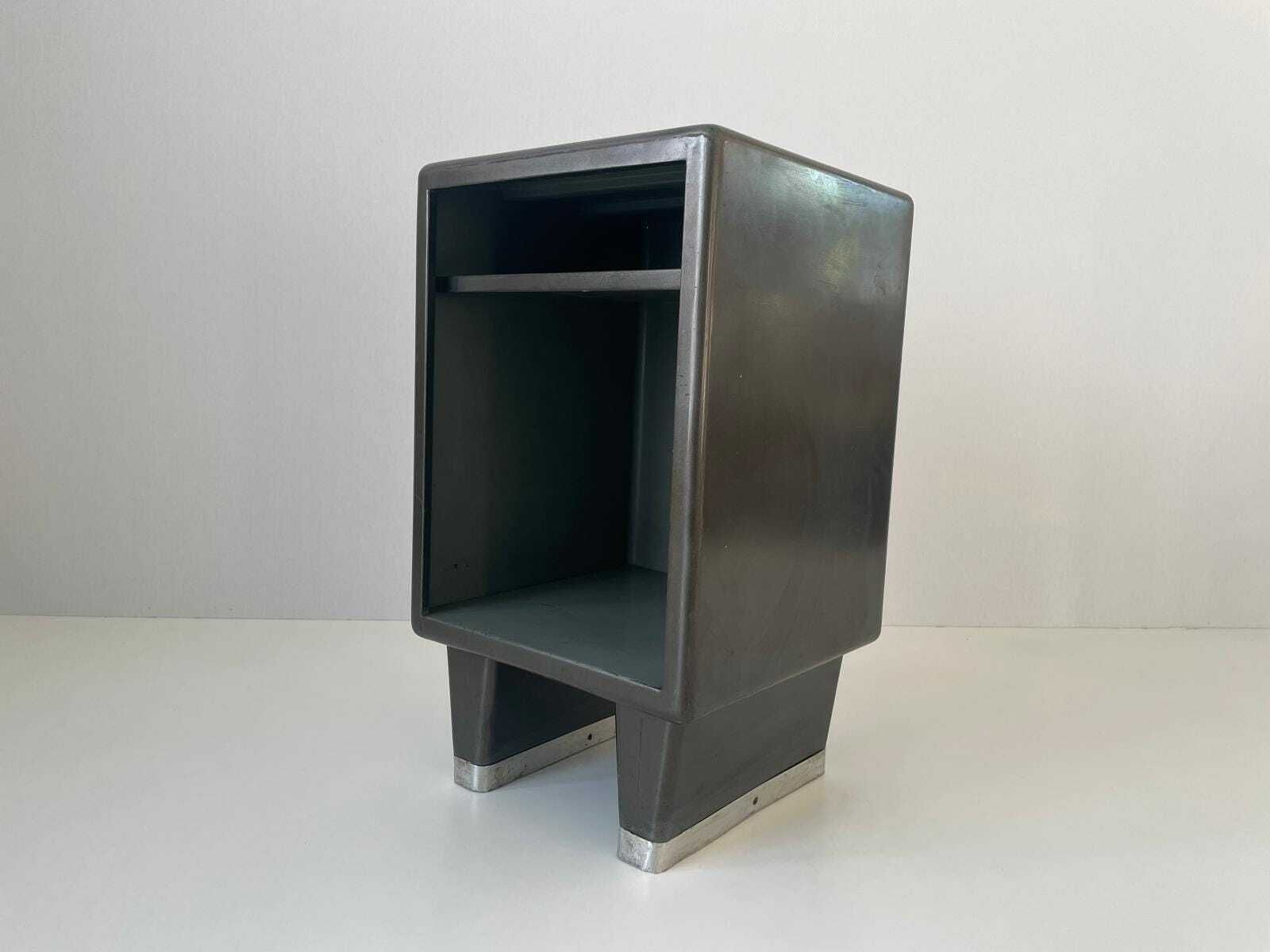 Mid Century Metal Industrial Office Side Table By Italo Carlotti Milano, 1950s, Italy photo 1088.0