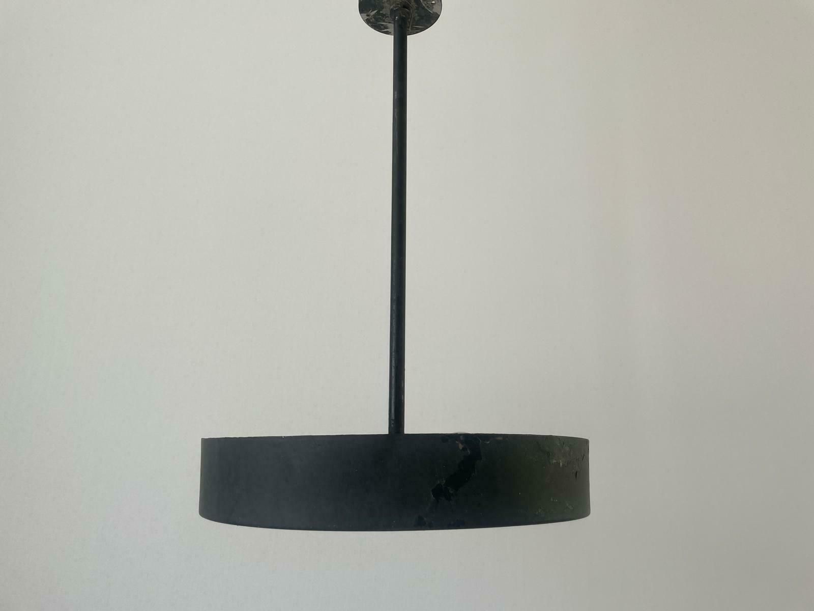 Black Industrial Factory Ceiling Lamp, 1940s By Bega, Germany, 2 Available In Stock photo vinterior
