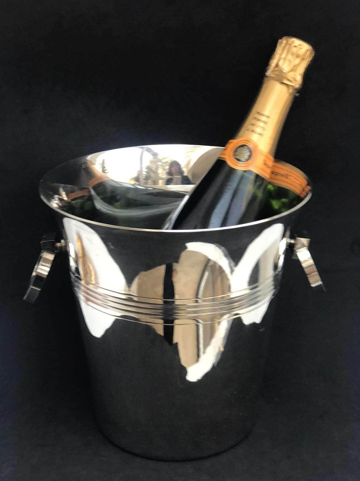 Champagne Bucket Bottle Wine Chiller Ice Bucket Bar Decor Wine Cooler Bucket Wedding Gift Bar Cart Decor Art Deco Style Decor photo furniture