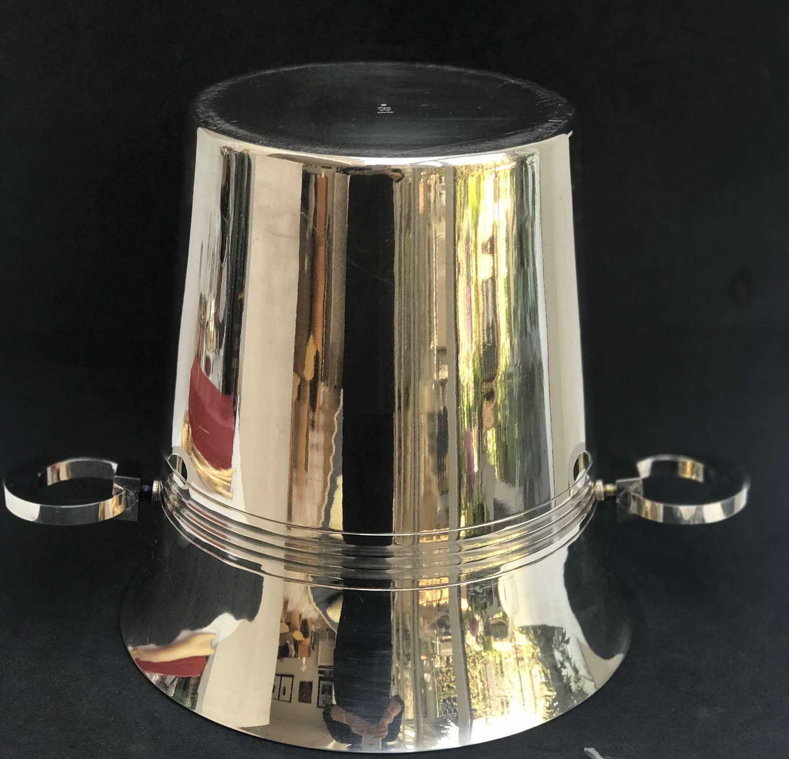 photo furniture Champagne Bucket Bottle Wine Chiller Ice Bucket Bar Decor Wine Cooler Bucket Wedding Gift Bar Cart Decor Art Deco Style Decor