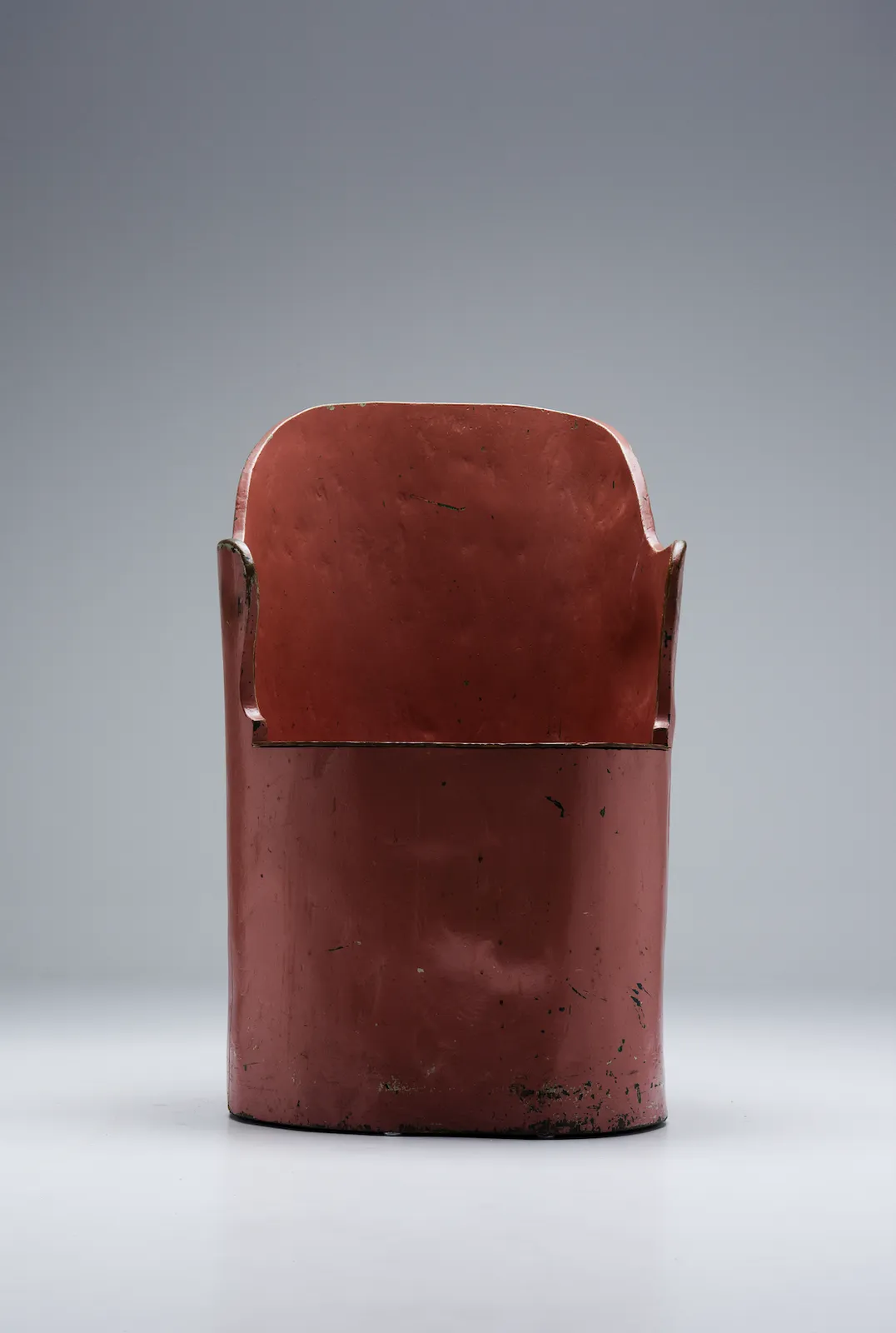 Pink Swedish Stump Chair, Early 20th Century