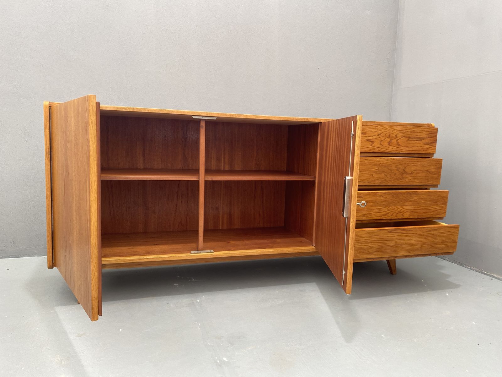 Mid Century U 460 Sideboard By Jiří Jiroutek For Interiér Praha, Czechoslovakia photo buy