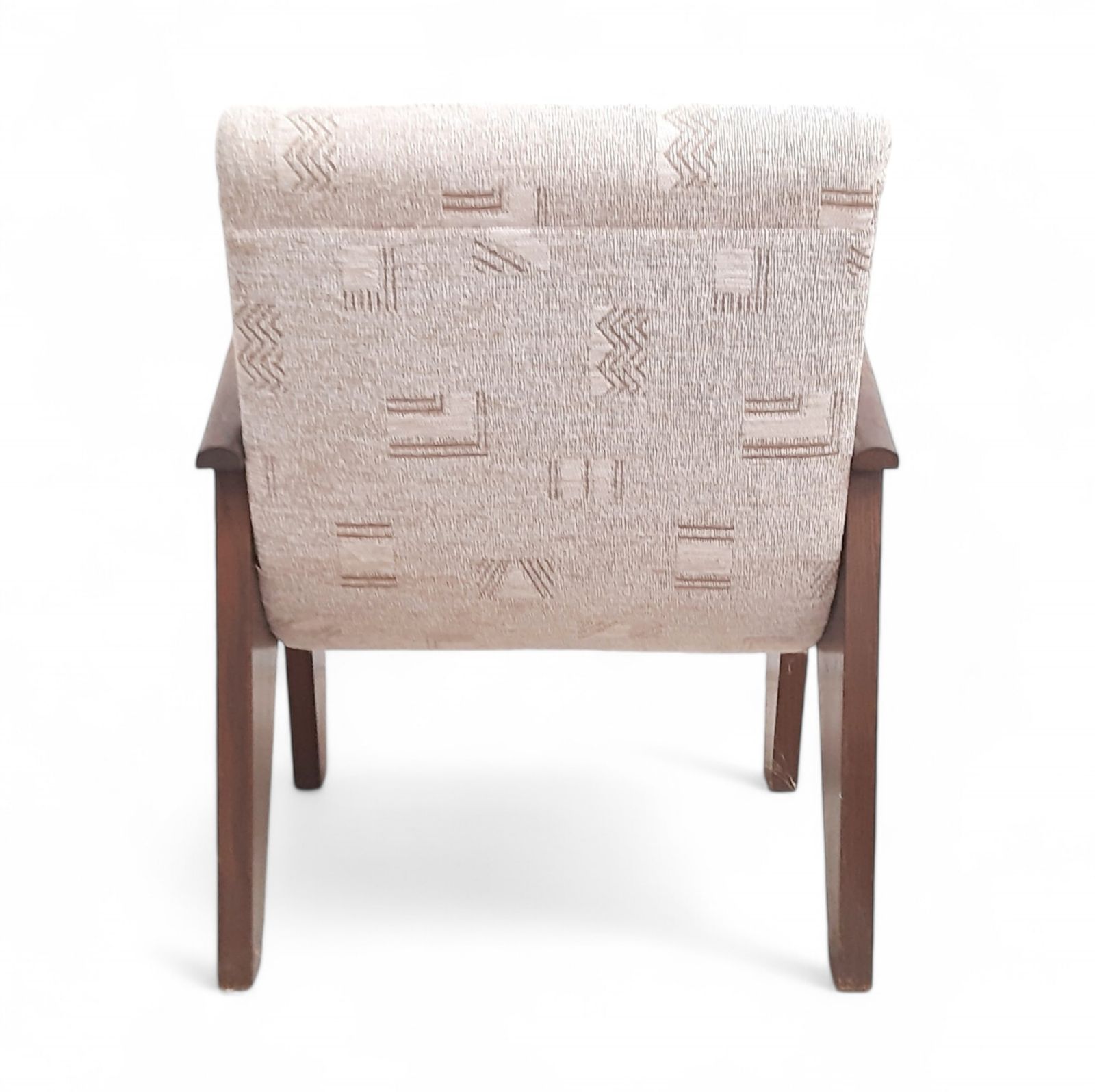 Vintage Wooden A Shaped Armchair By Up Závody, 1950s photo Furniture