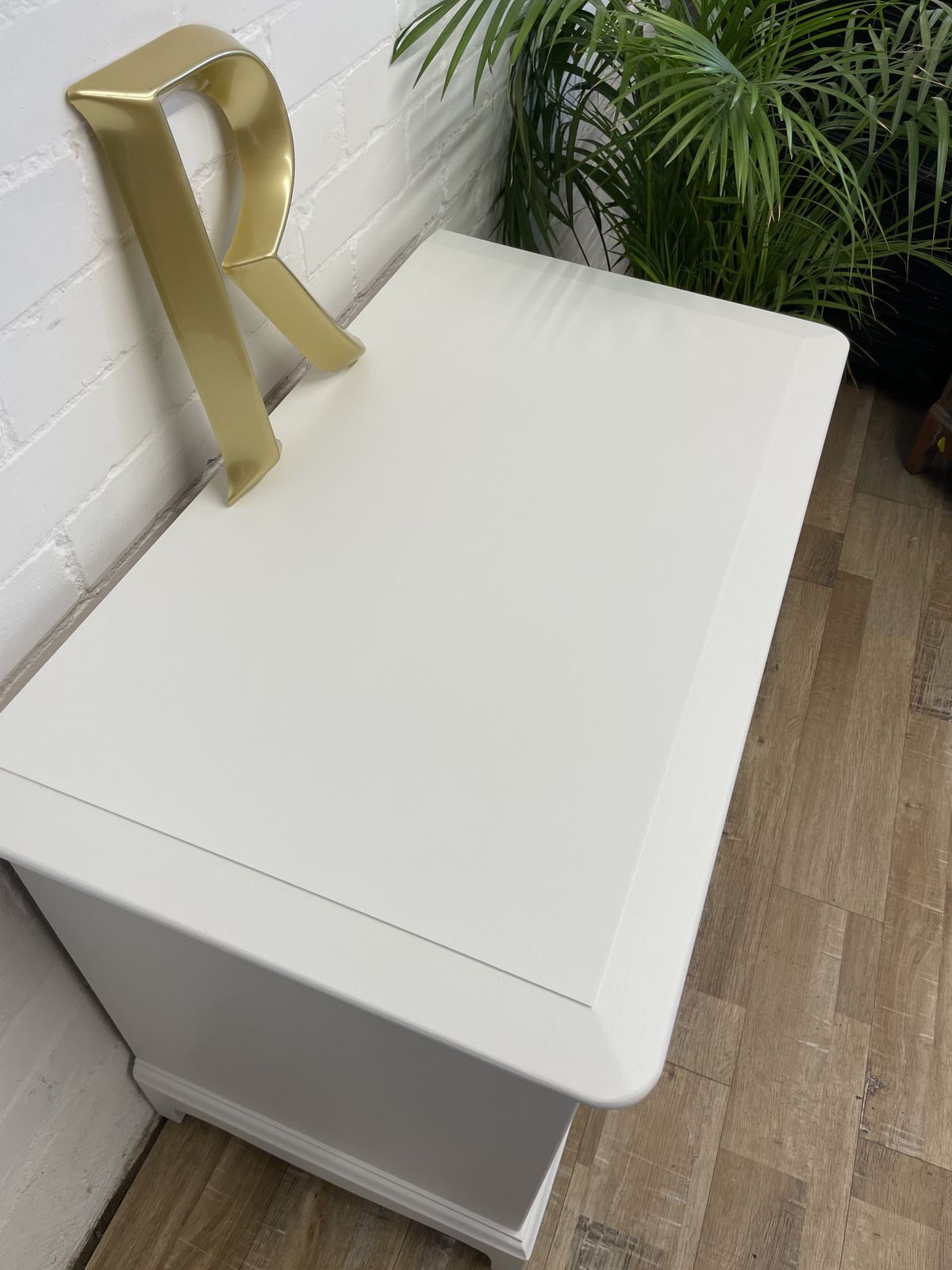 Furniture Stag Minstrel 3 Over 2 Chest Of Drawers Painted White photo