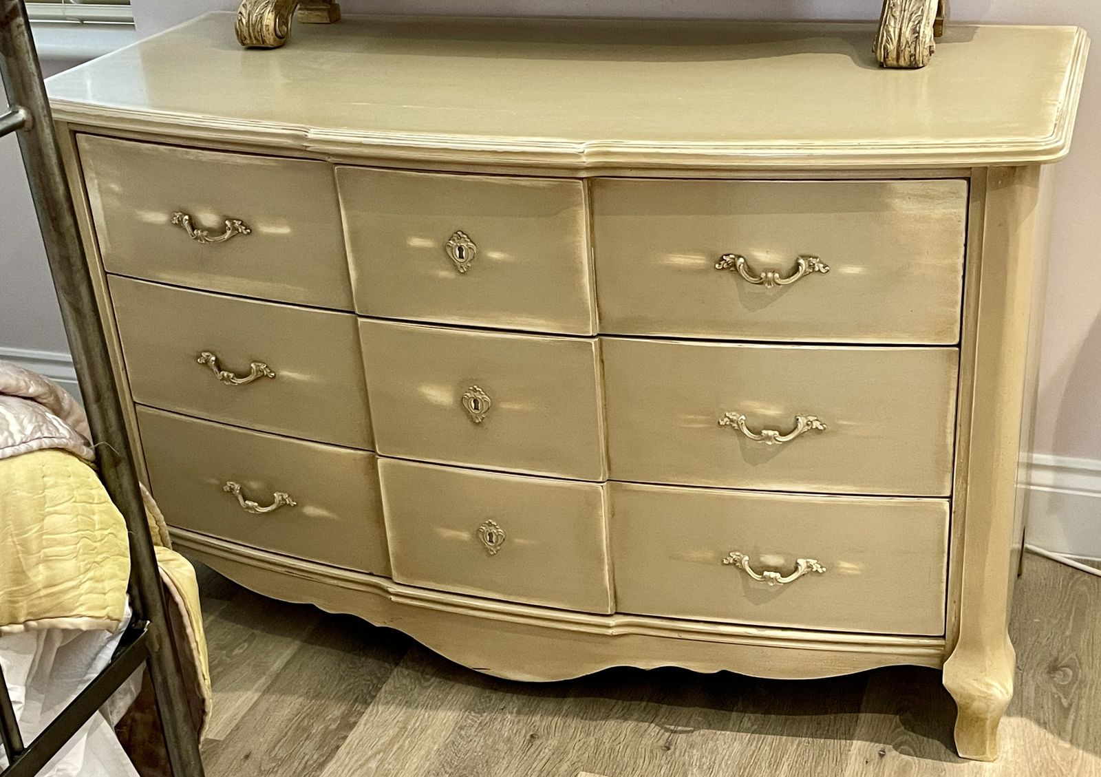French 3 Drawer Large Chest Of Drawers photo furniture