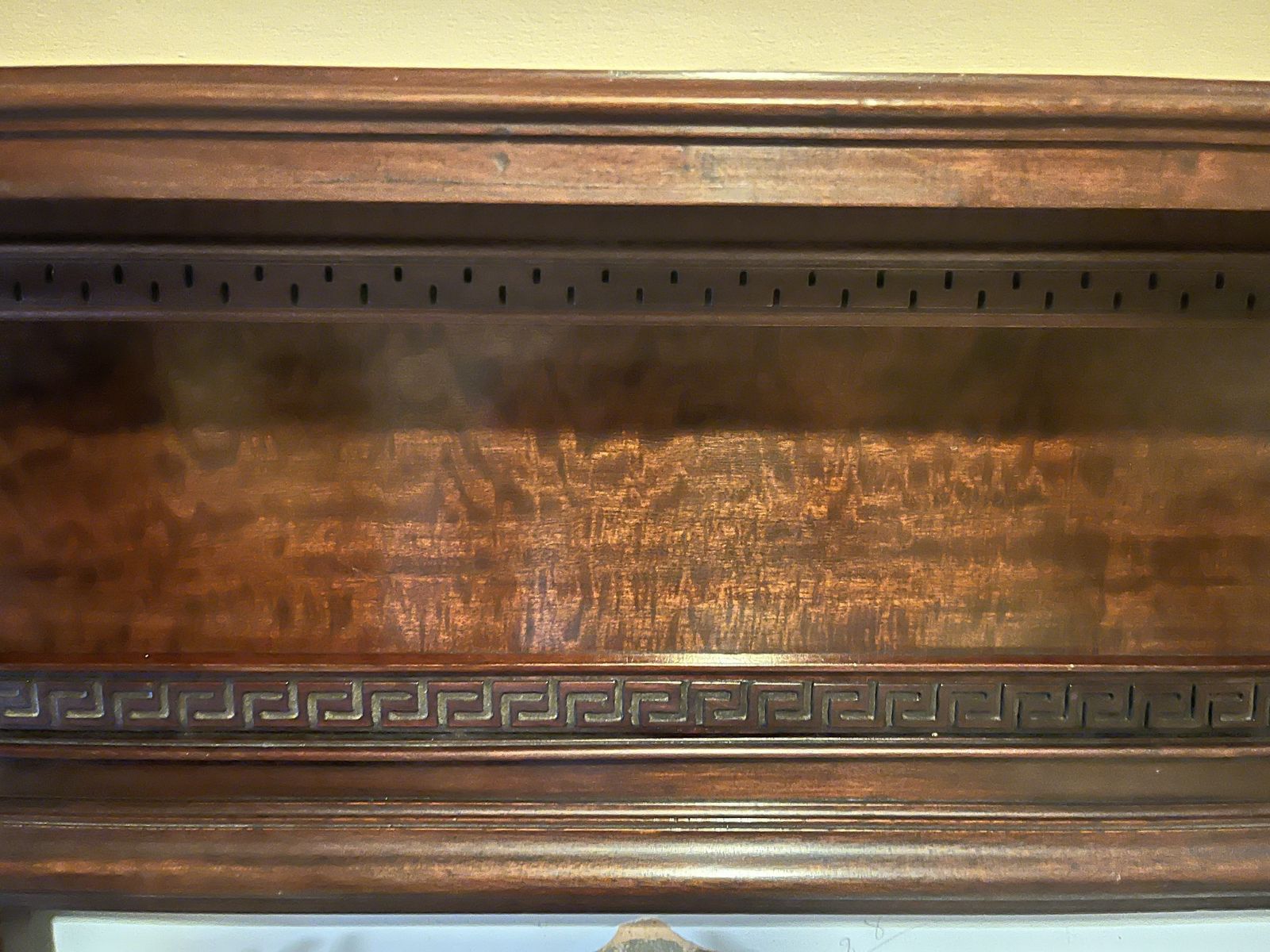 Antique Brazilian Flamed Mahogony Fire Surround photo Home Fixtures