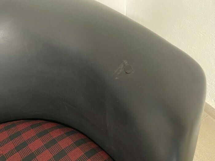 Swivel Chairs Up Races, 1970s, Vintage photo 201.0